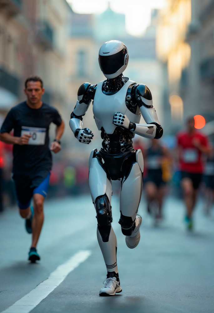 Premier semi-marathon de robots humanoïdes : une révolution en marche